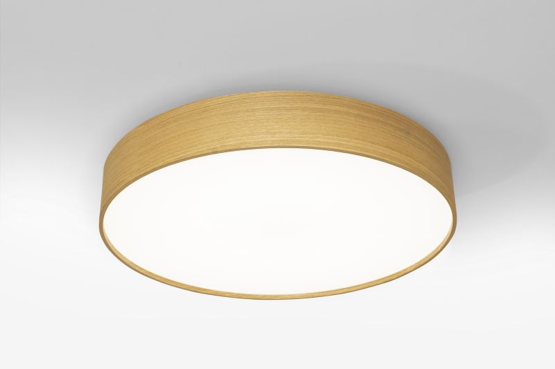 LED drevené svietidlo okrúhle